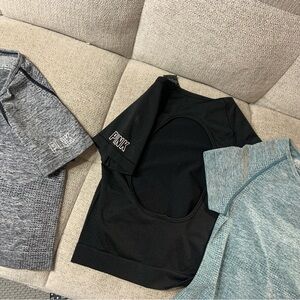 Pink Victoria secret crop top bundle